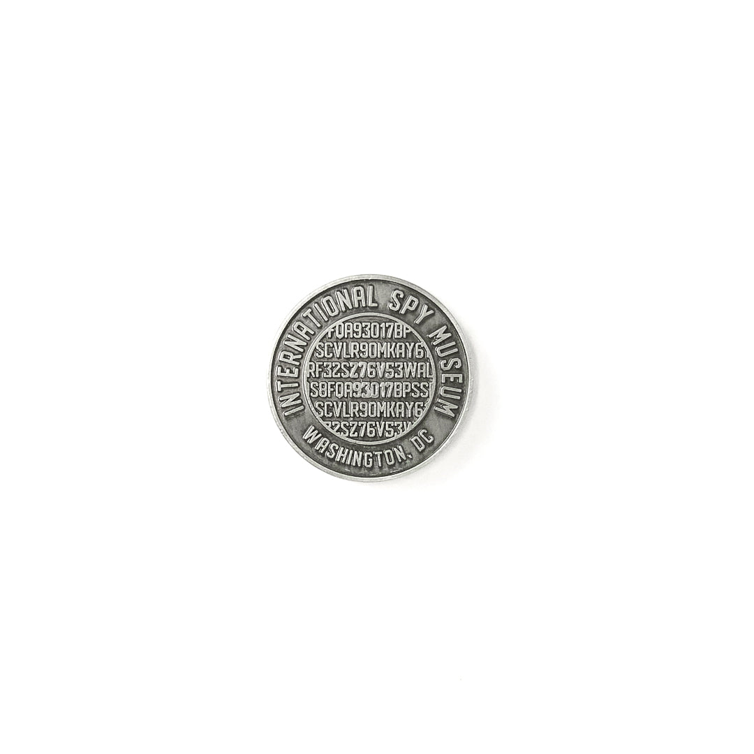 Secret Cipher Coin – International Spy Museum Store