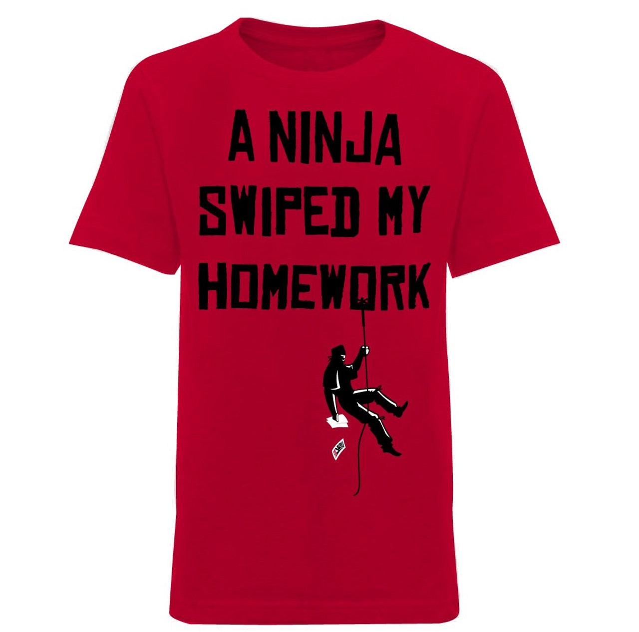 A Ninja Swiped My Homework Tee - Youth