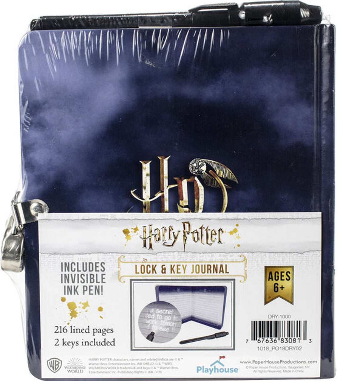 Journal Diary: Harry Potter Invisible Ink