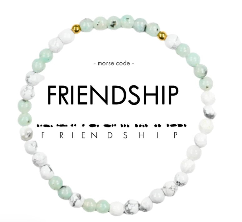 Morse Code Bracelet FRIENDSHIP
